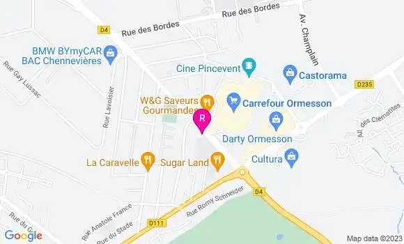 Localisation Restaurant  Rooster