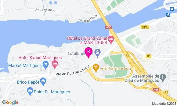 Localisation Sandwicherie La Fringale