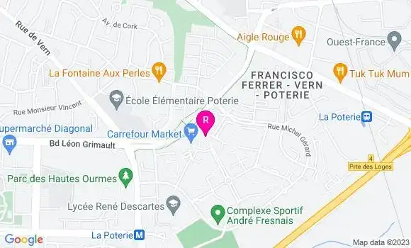 Localisation Restaurant  Fournil de Pierre