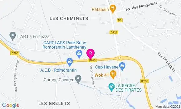 Localisation Sandwicherie Firmin