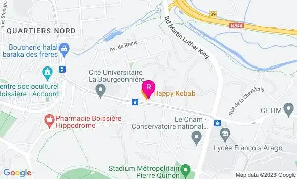 Localisation Happy Kebab