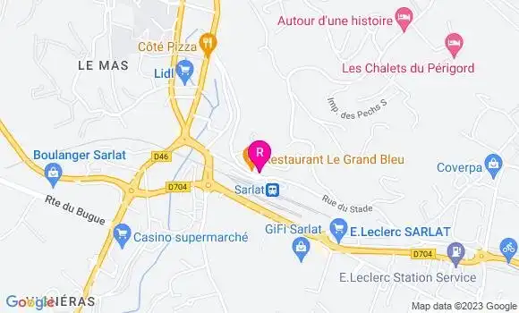 Localisation Restaurant  L