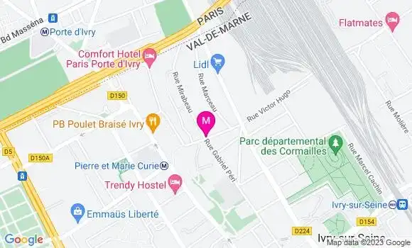 Localisation Restaurant  Crousti Poulet