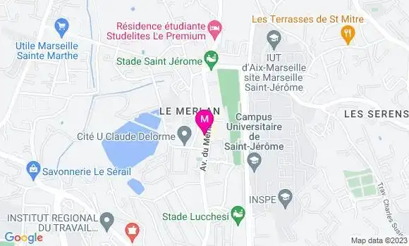Localisation Pizzeria La Grotte