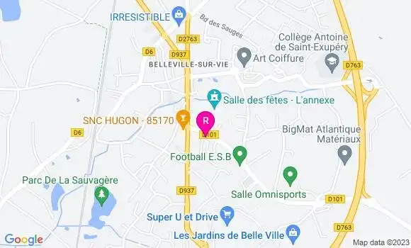 Localisation Restaurant  Dali Pizzas