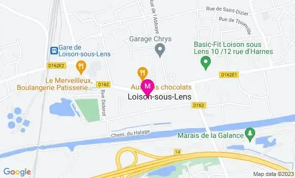 Localisation Restaurant  Friterie Loisonnaise