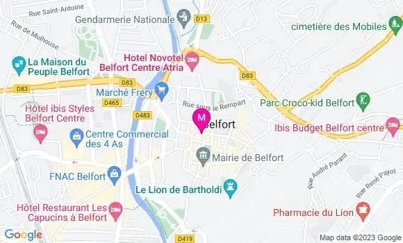 Localisation Restaurant  Marcel et Suzon