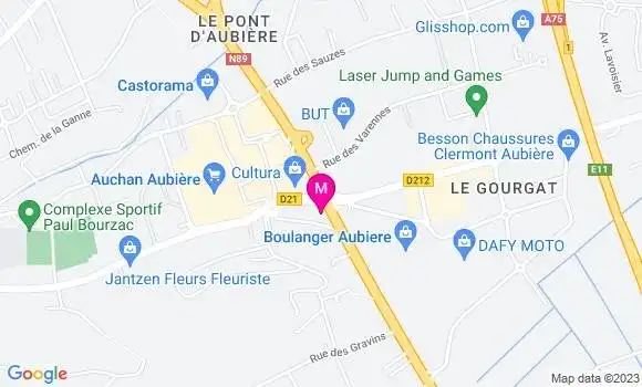 Localisation Fast Food Burger King