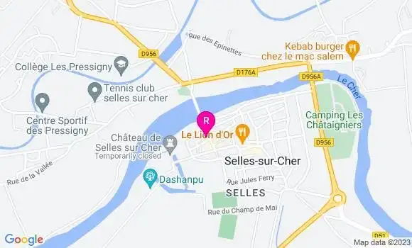 Localisation Restaurant  L