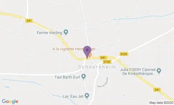 Localisation Restaurant  Le Landsbourg