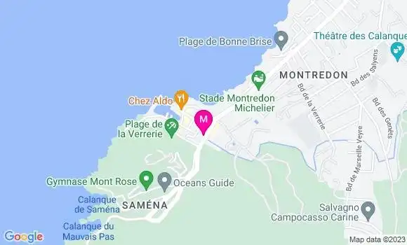 Localisation Le Bistrot Marin