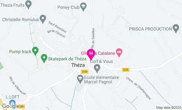 Localisation Restaurant  Pizza Théza