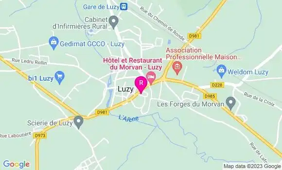 Localisation Pizzeria Bella Pizza