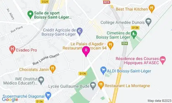 Localisation Pizzeria Speed Gourmand