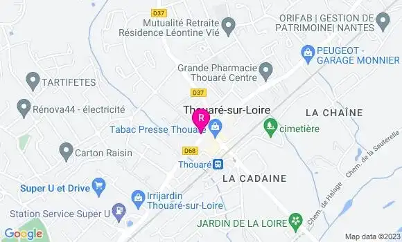 Localisation Pizzeria Donatello et Co