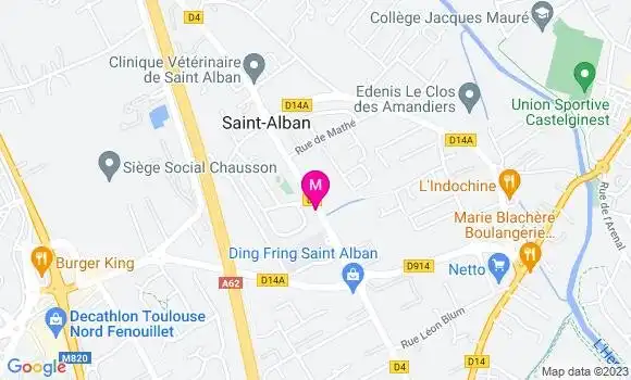 Localisation Restaurant  Les Causses