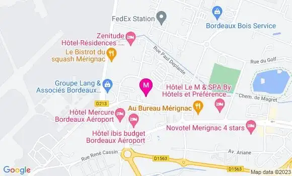 Localisation Restaurant  Le Becquerel