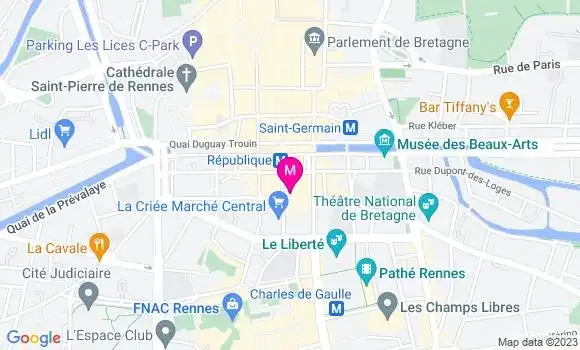 Localisation Restaurant  Les P