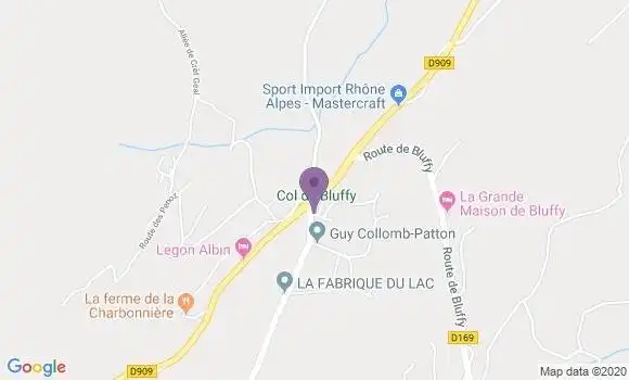 Localisation Auberge Dents de Lanfon
