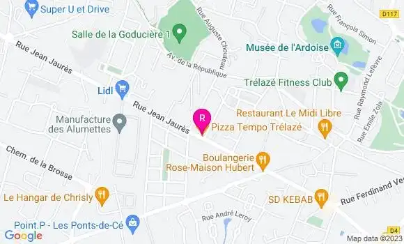 Localisation Restaurant  Pizza Tempo