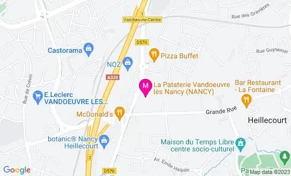 Localisation Restaurant  Au Point d