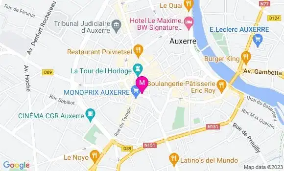 Localisation Restaurant Bar La Suite