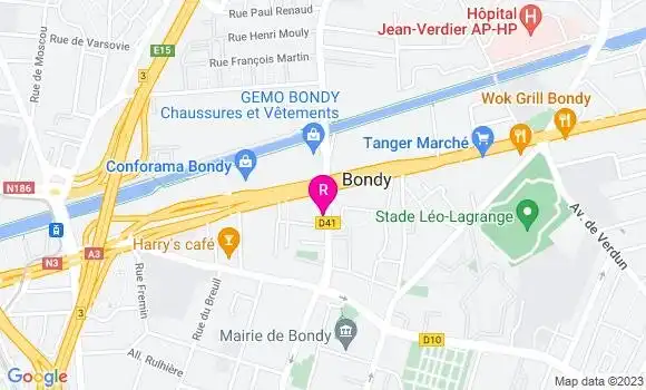 Localisation Restaurant Turc Eliza