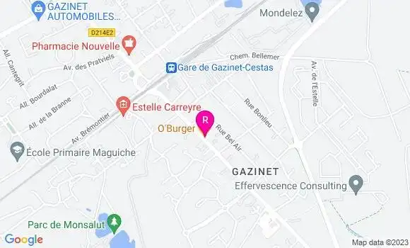 Localisation Restaurant  O