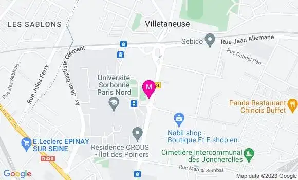 Localisation Sandwicherie Le Trio