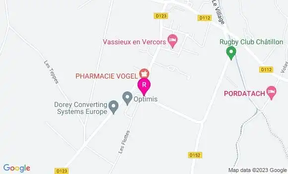 Localisation Restaurant  Au P
