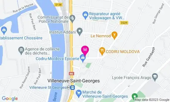 Localisation Restaurant  Les Deux Amis