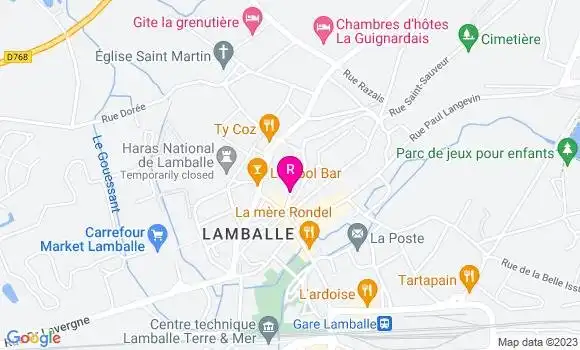 Localisation Restaurant  Au Sucré Salé