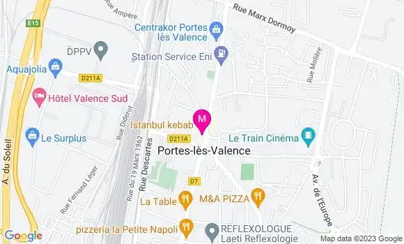Localisation Istanbul Kebab