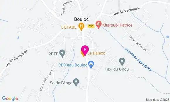 Localisation Restaurant  Le Dalexo