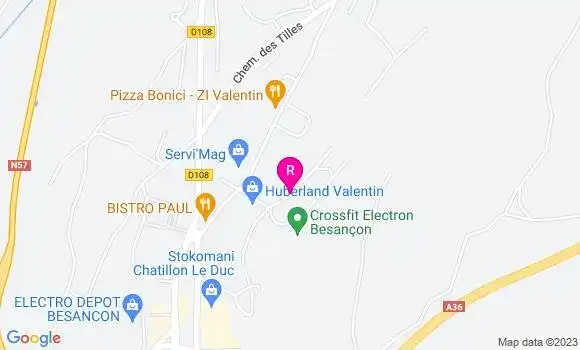 Localisation Restaurant  La Caravane Pizza