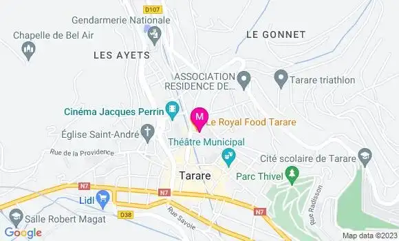 Localisation Restaurant  Le Royal Food