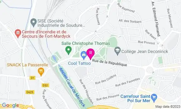 Localisation Restaurant  Monster Frite