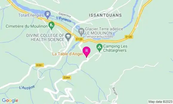 Localisation Restaurant  La Table d