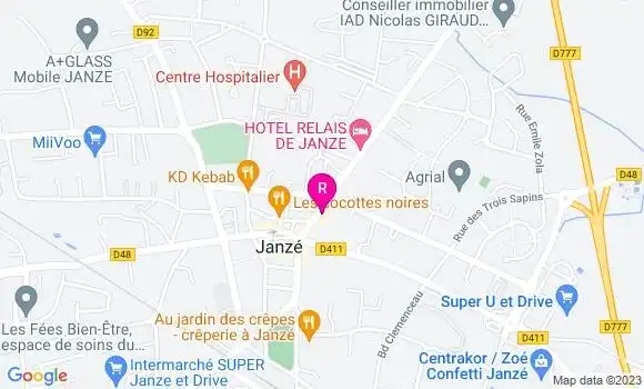 Localisation Restaurant  Ms Food