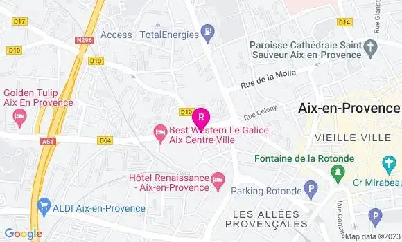 Localisation Restaurant  L