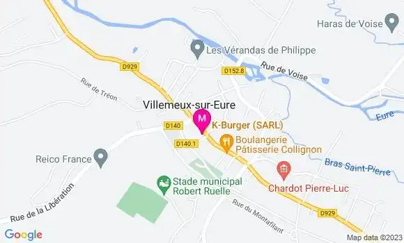 Localisation Restaurant  K Burger