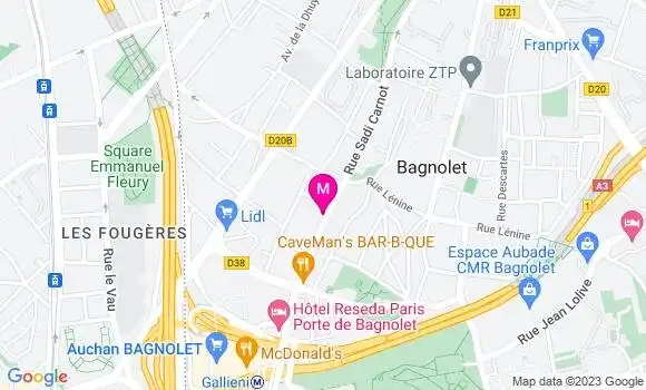 Localisation Restaurant  Pizza Maestro