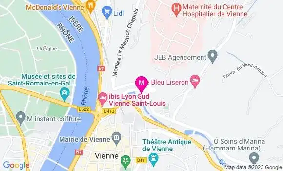 Localisation Restaurant  Les Frères Burger