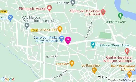 Localisation Sandwicherie La P