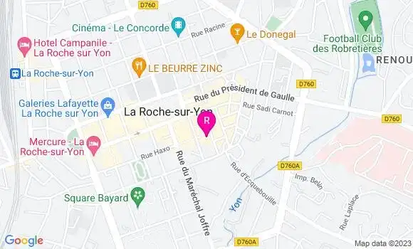 Localisation Restaurant  Le Pangalane