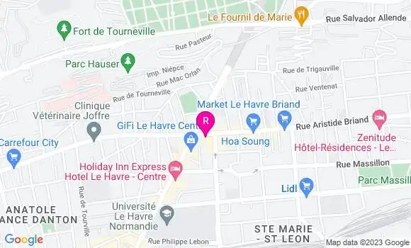 Localisation Restaurant  Xtra
