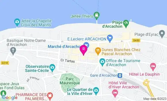 Localisation Restaurant Bar Kiosque du Grand Bassin