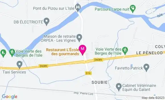 Localisation Restaurant  L