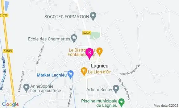 Localisation Restaurant  Pronto Pizza