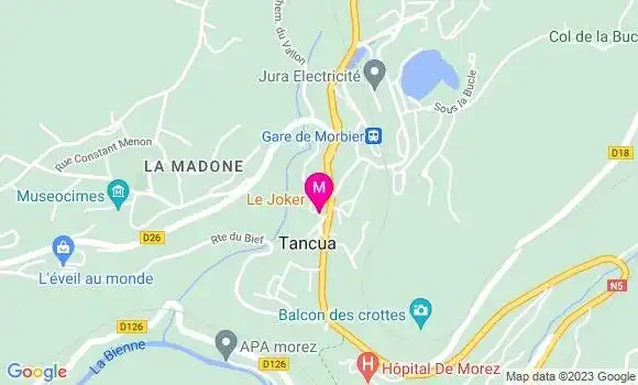 Localisation Café Le Joker